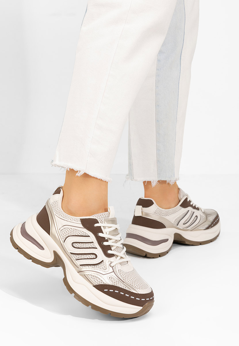 Sneakers cu platformă Jolysa bej