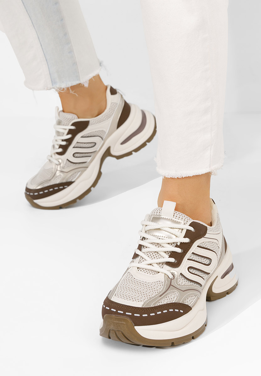 Sneakers cu platformă Jolysa bej