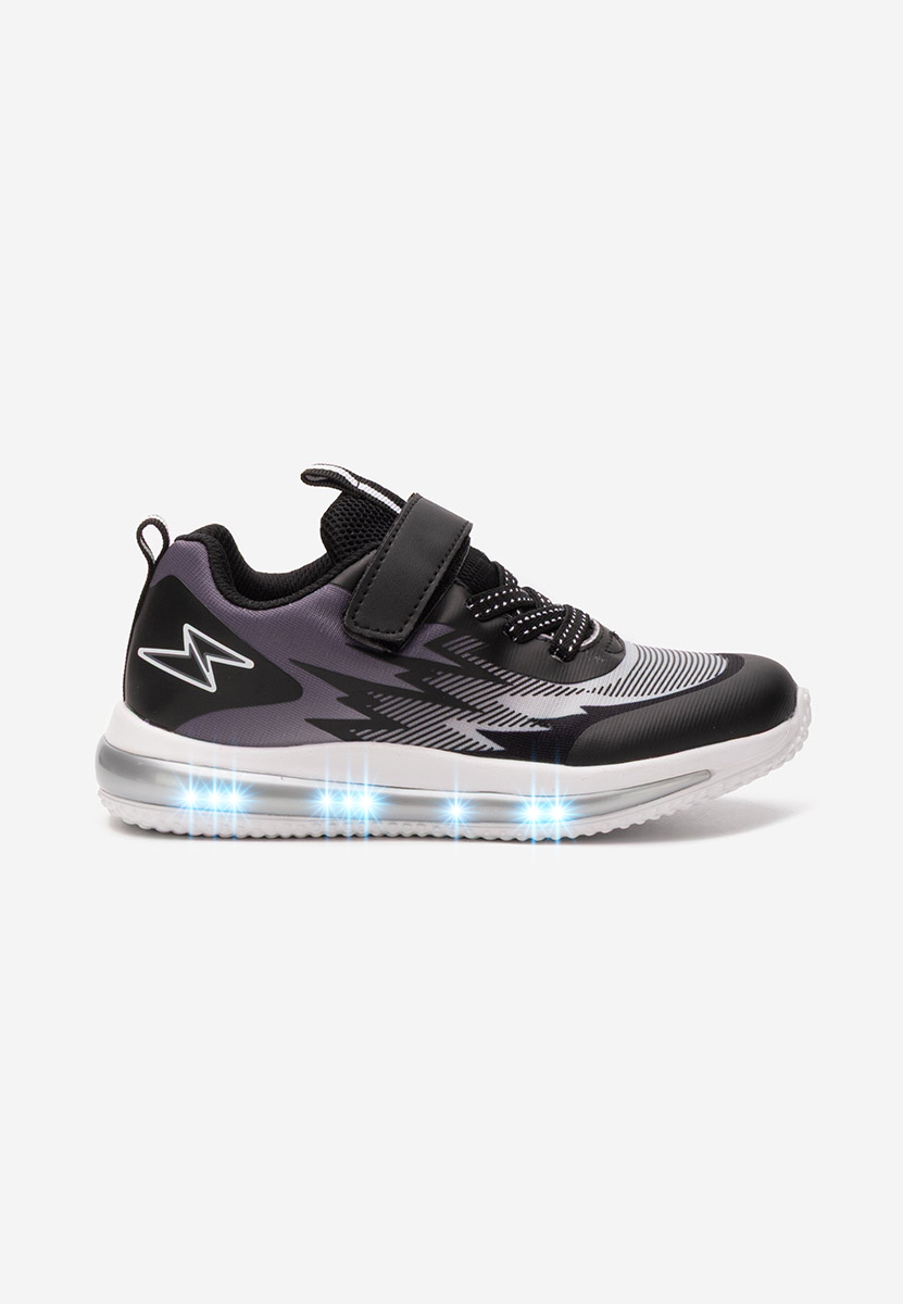 Sneakers baieti Fimbo negri