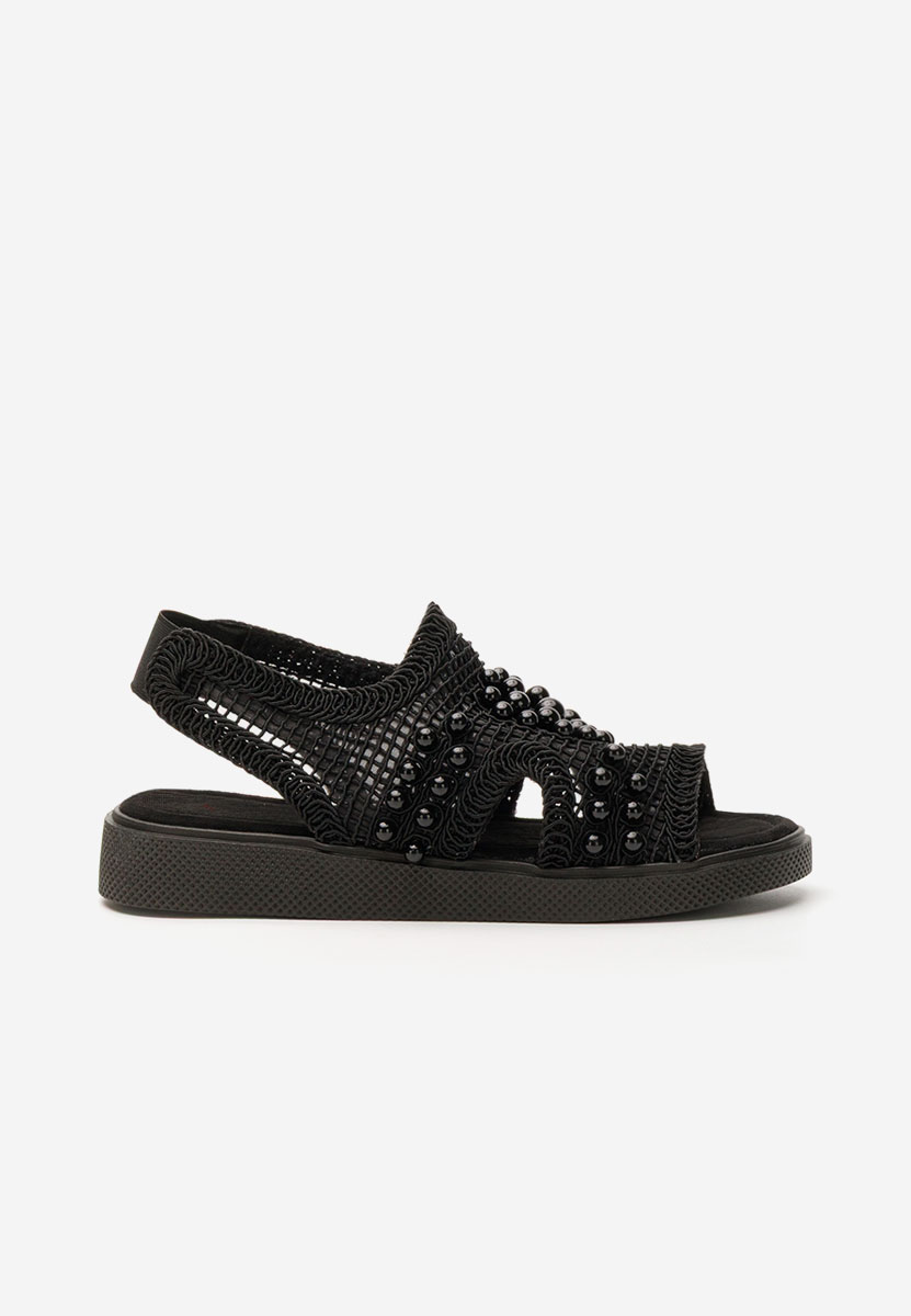 Sandale dama fara toc Marissa negre