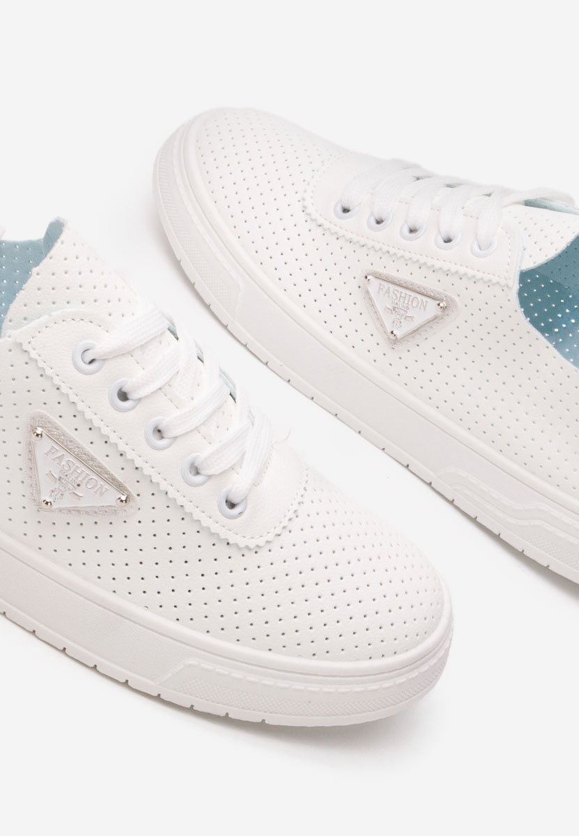 Pantofi casual dama Tenesha albi