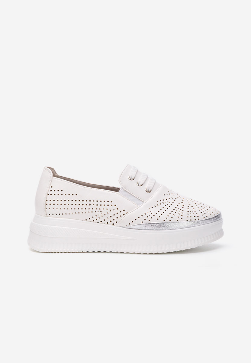 Pantofi casual dama Letisya albi