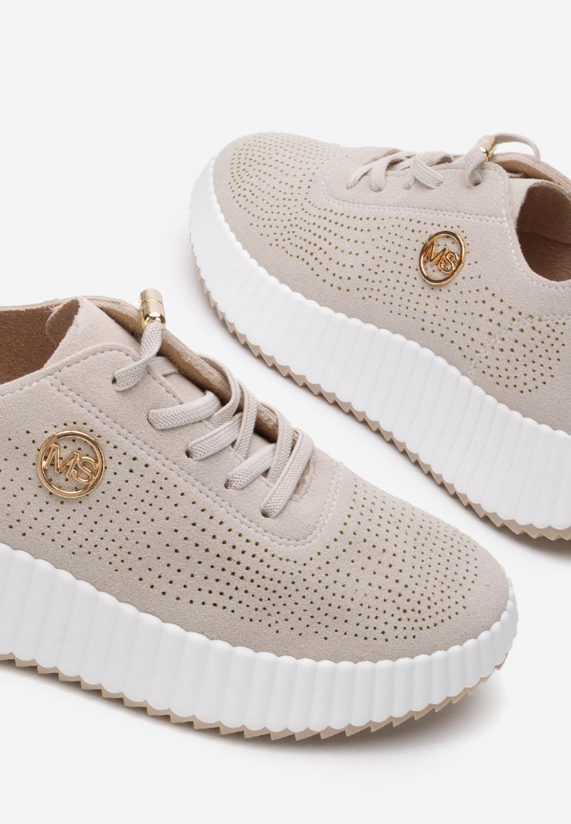Sneakers cu platforma Antonya gri
