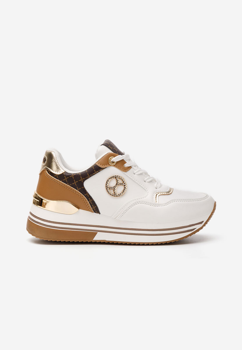 Sneakers dama Suzanna albi