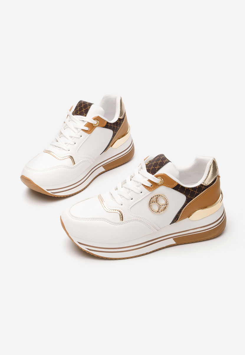 Sneakers dama Suzanna albi