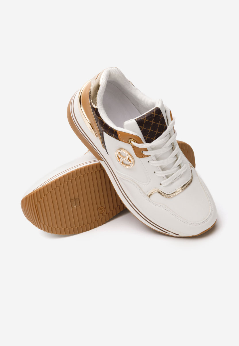 Sneakers dama Suzanna albi