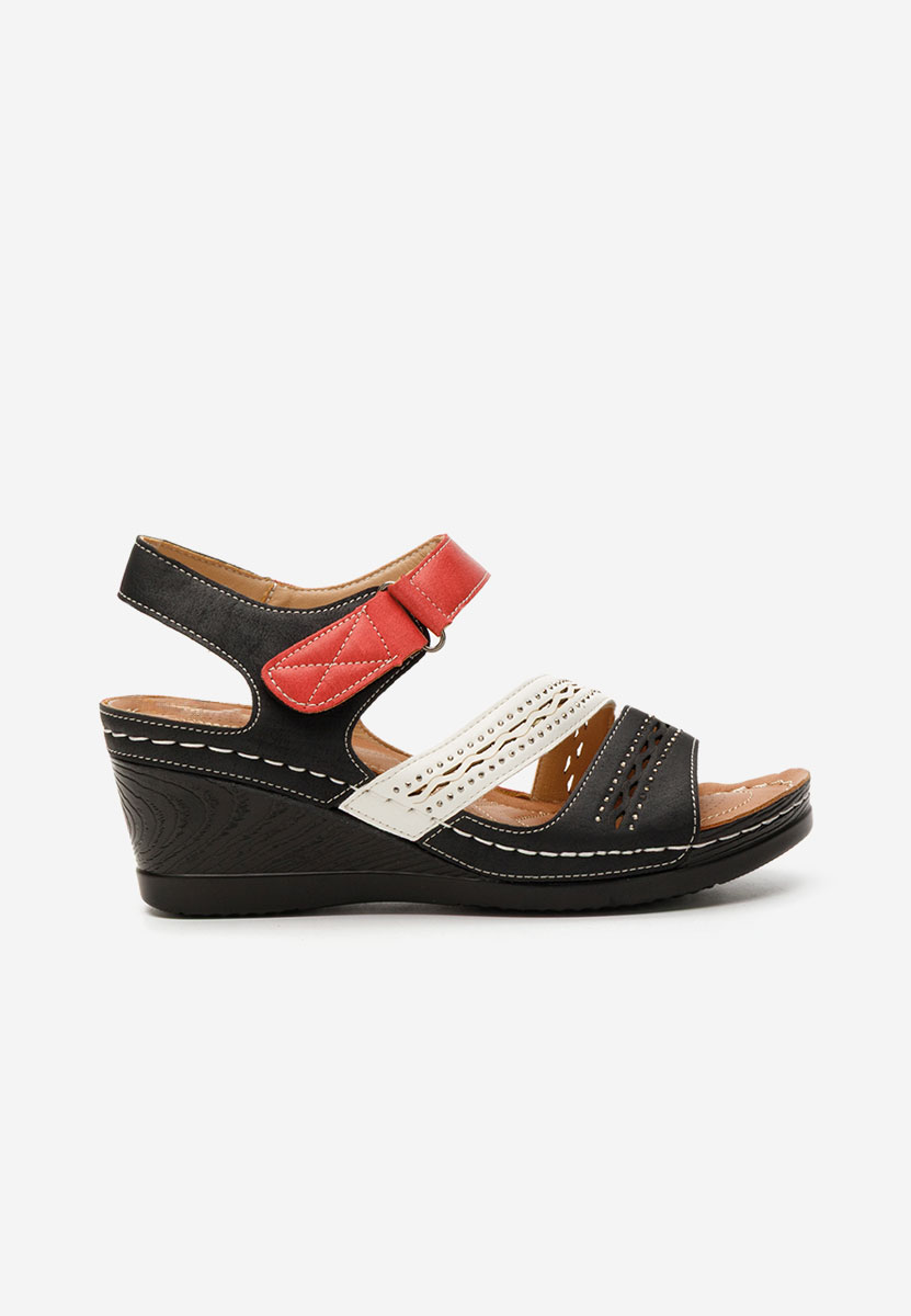 Sandale cu platforma Sherita negre