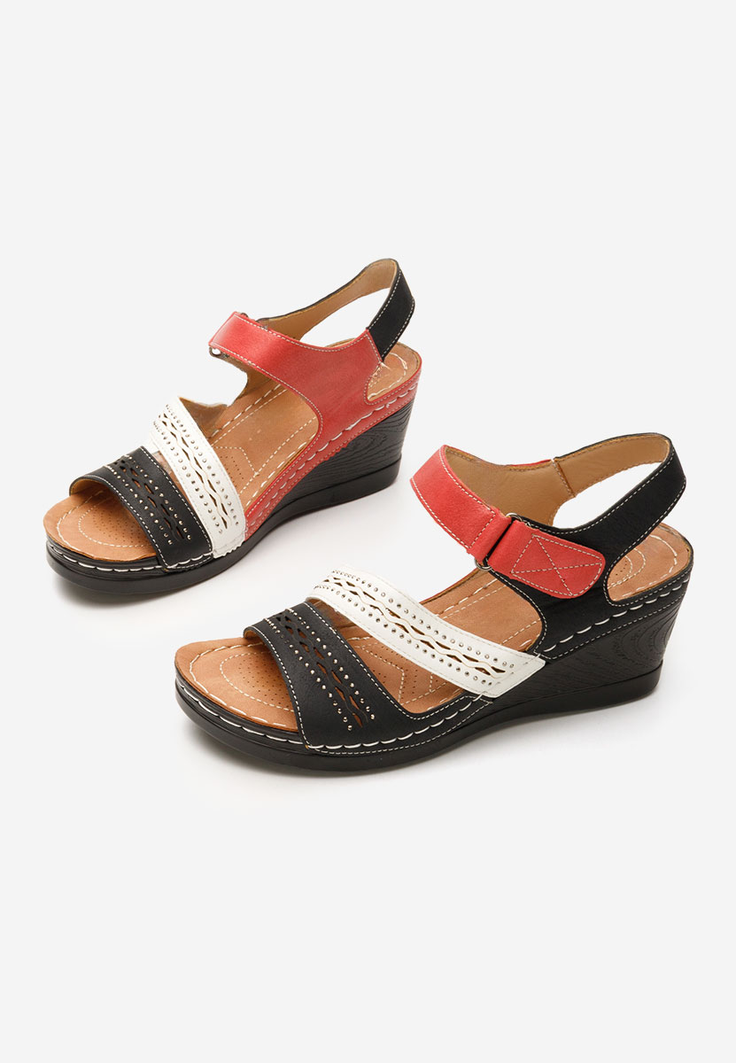 Sandale cu platforma Sherita negre