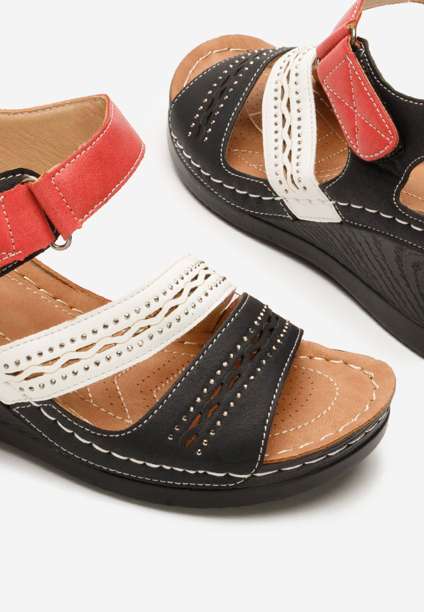 Sandale cu platforma Sherita negre