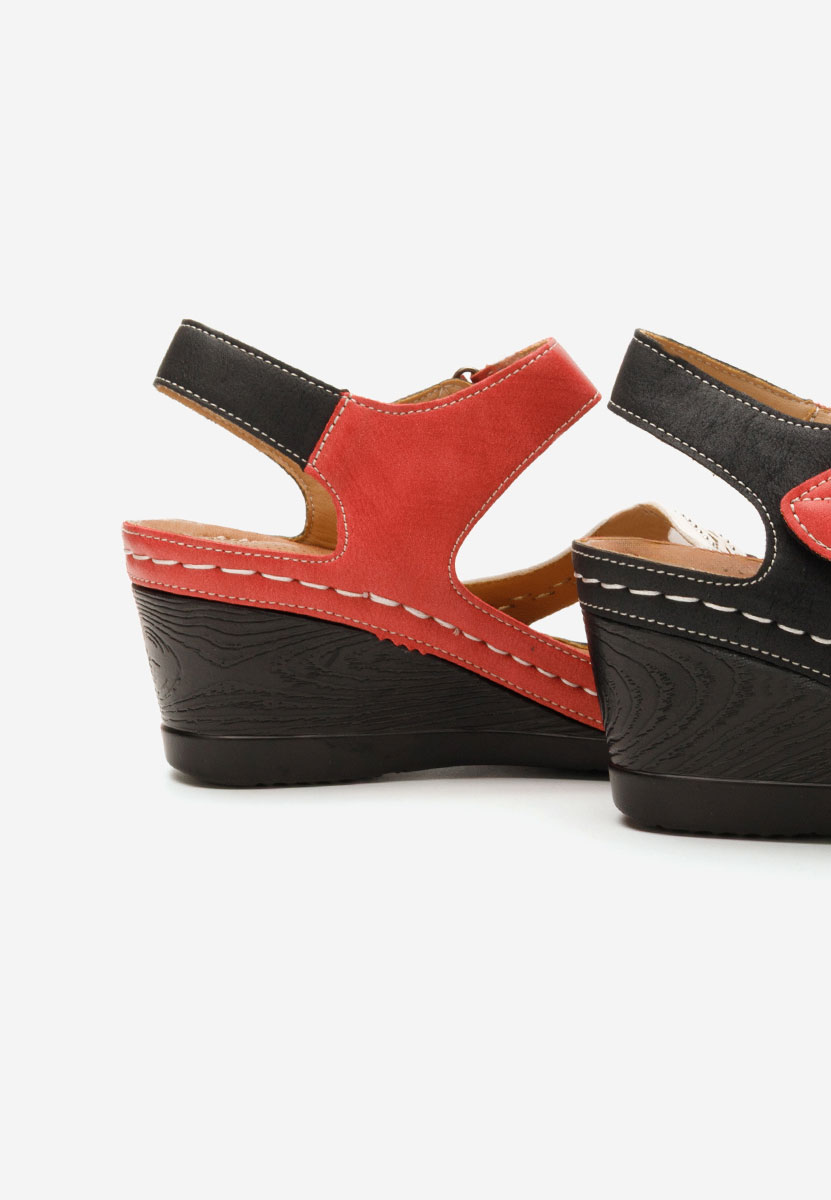 Sandale cu platforma Sherita negre