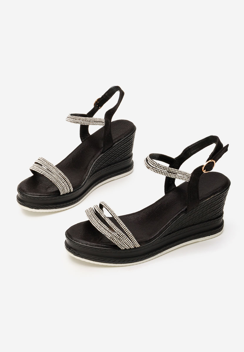 Sandale cu platforma Sonnya negre