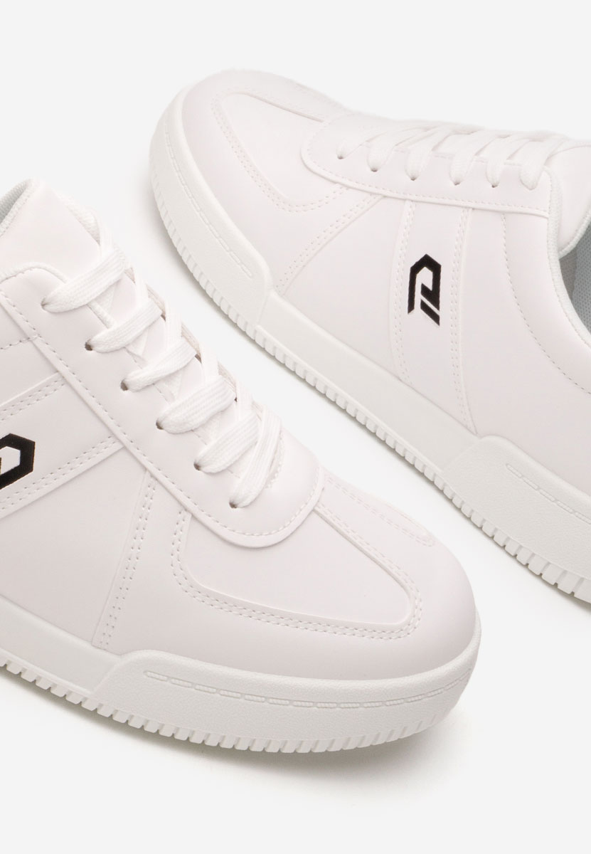 Sneakers barbati Brett albi