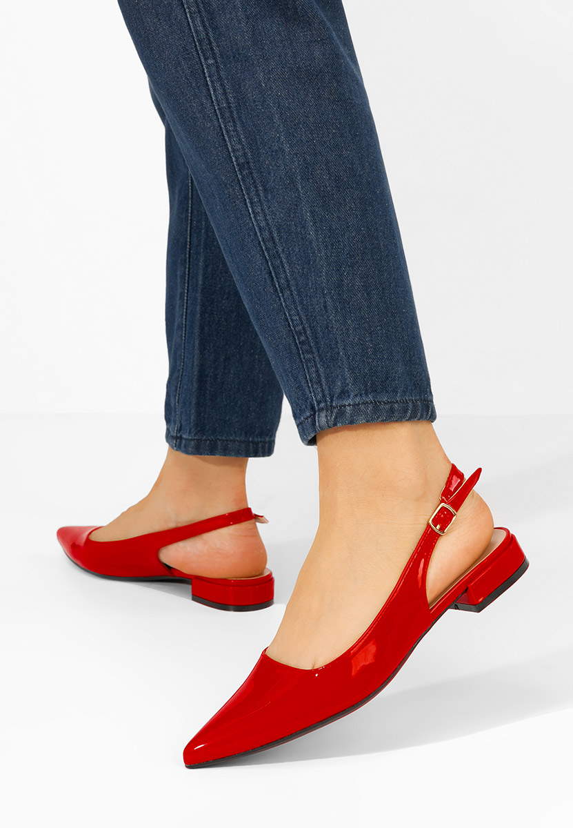 Pantofi slingback Danya rosii