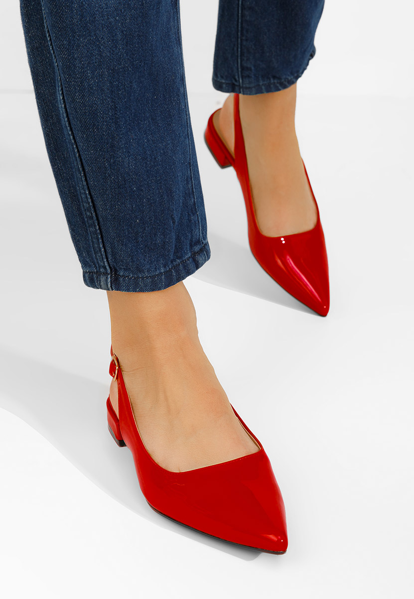 Pantofi slingback Danya rosii