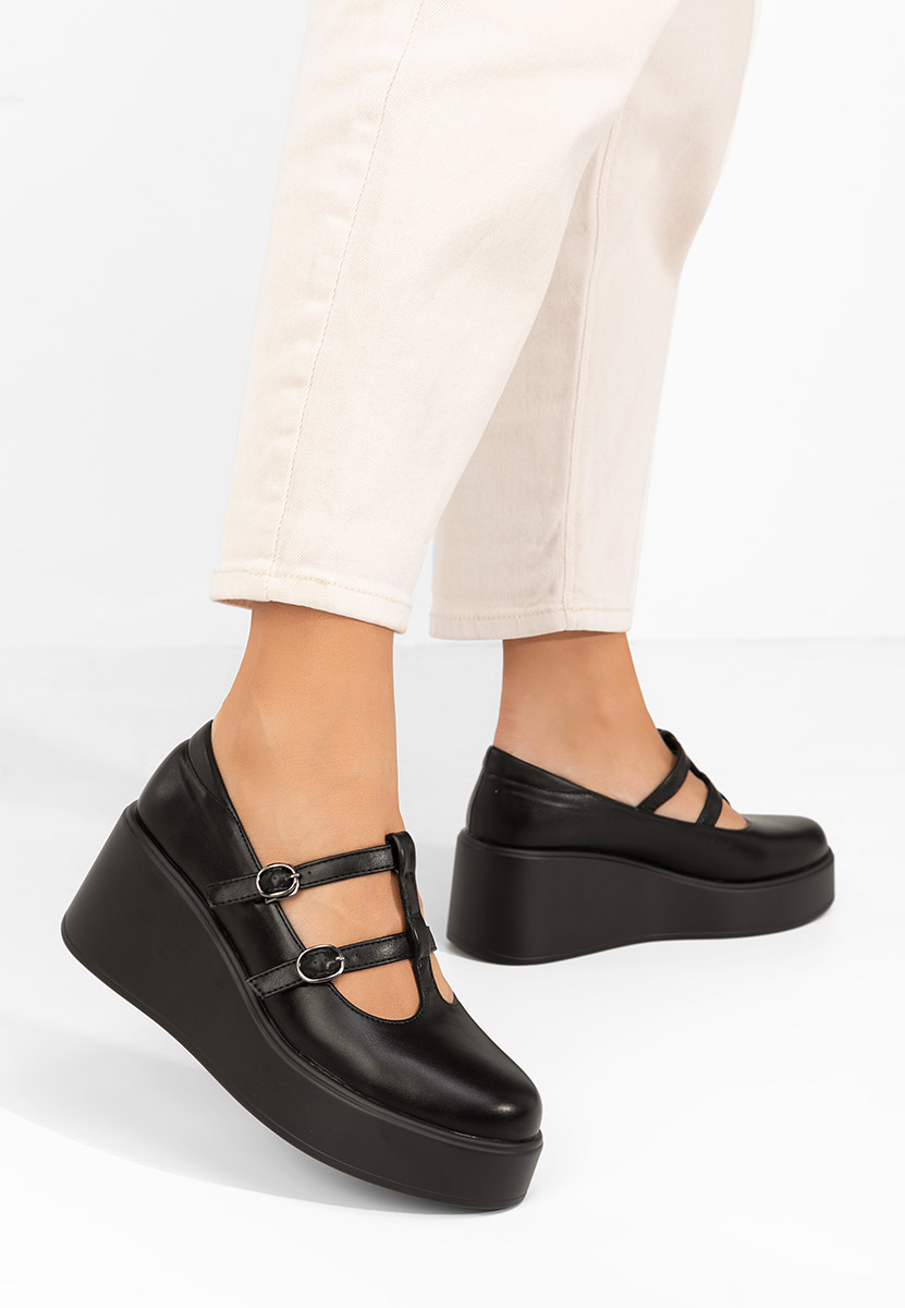 Pantofi casual cu platformă Gertude negri