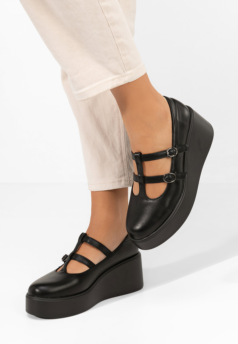 Pantofi casual cu platformă Gertude negri