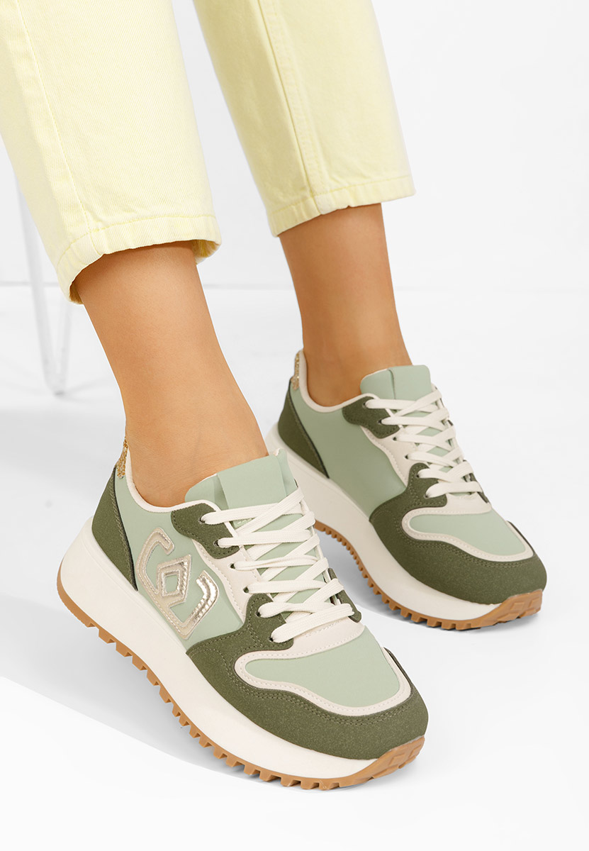 Sneakers dama Kelsie verzi Sneakers dama Kelsie verzi