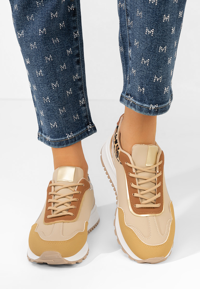 Sneakers dama Pandorra bej