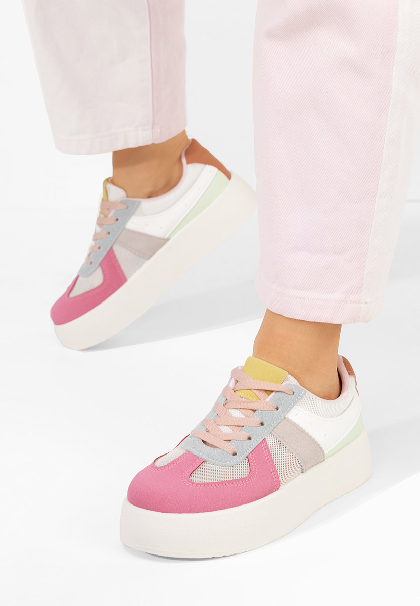 Sneakers cu platforma Fyonna multicolori