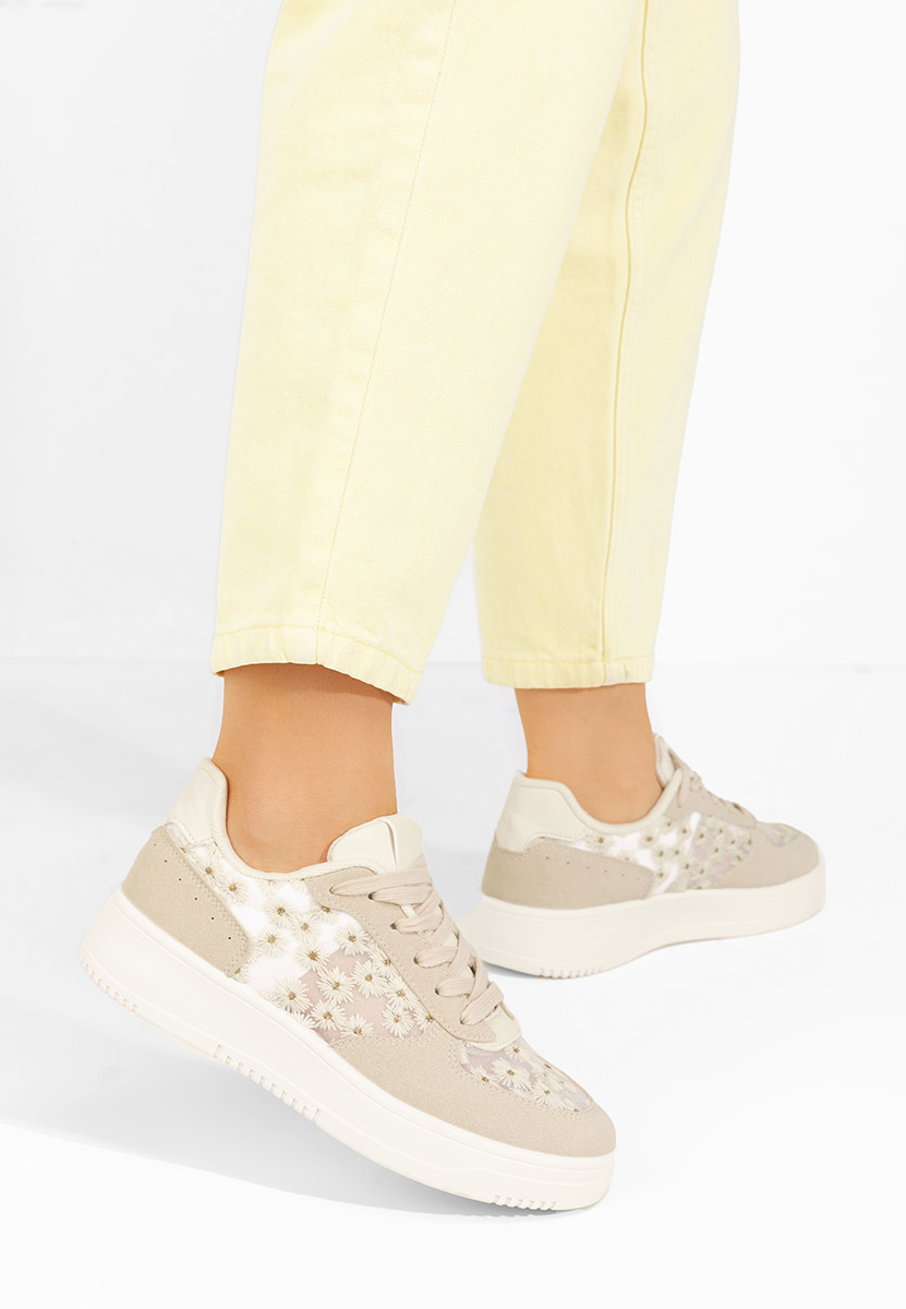 Sneakers dama Beckie bej