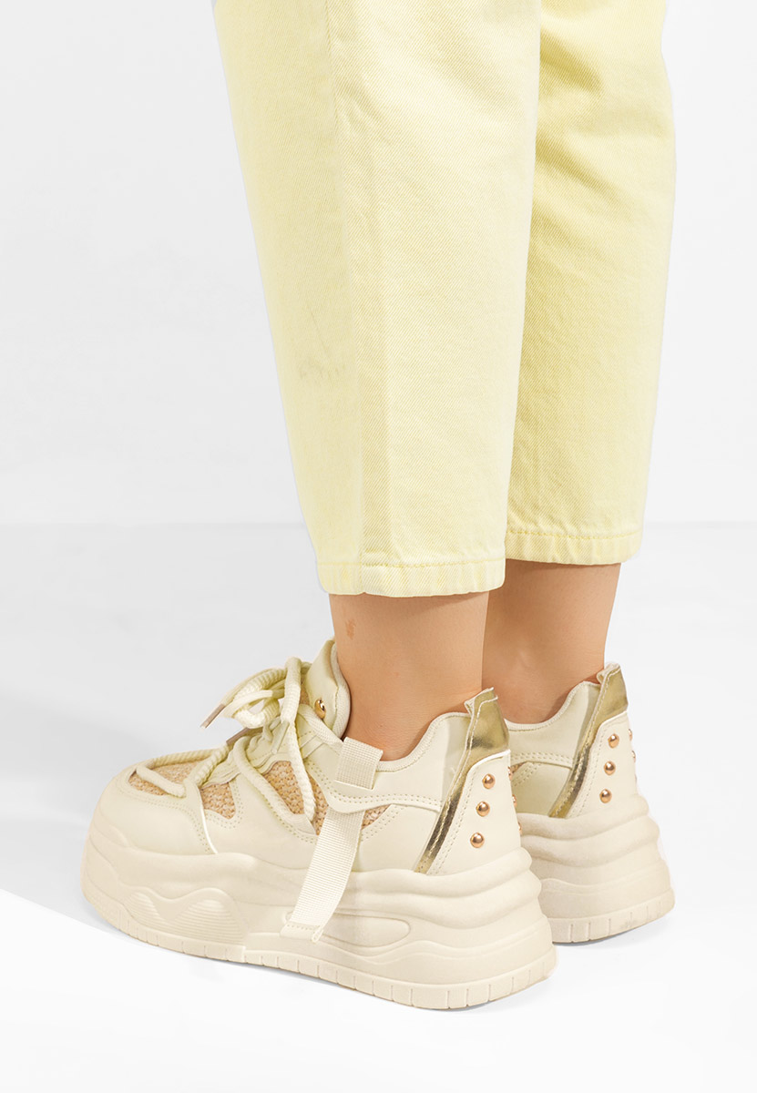 Sneakers cu platformă Shirleen bej Sneakers cu platformă Shirleen bej