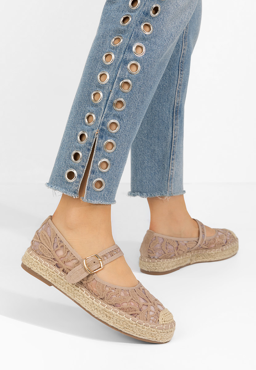 Espadrile dama Myrtice kaki