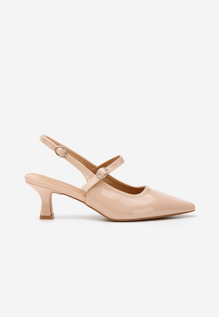 Pantofi slingback Matylda bej