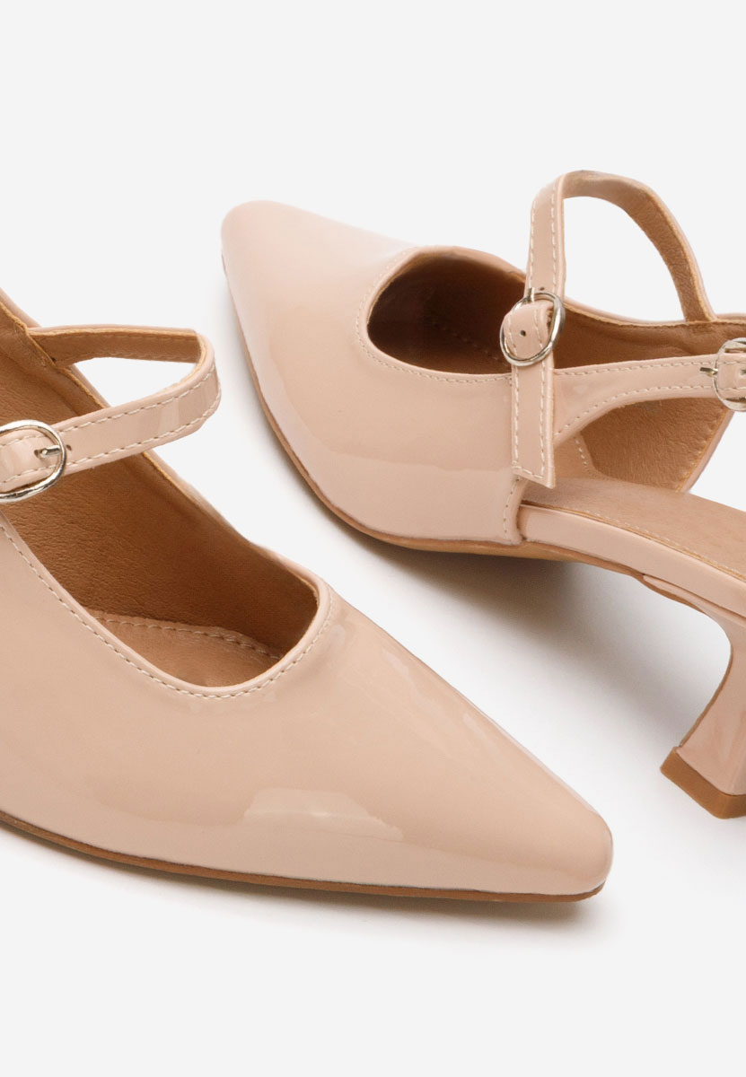 Pantofi slingback Matylda bej