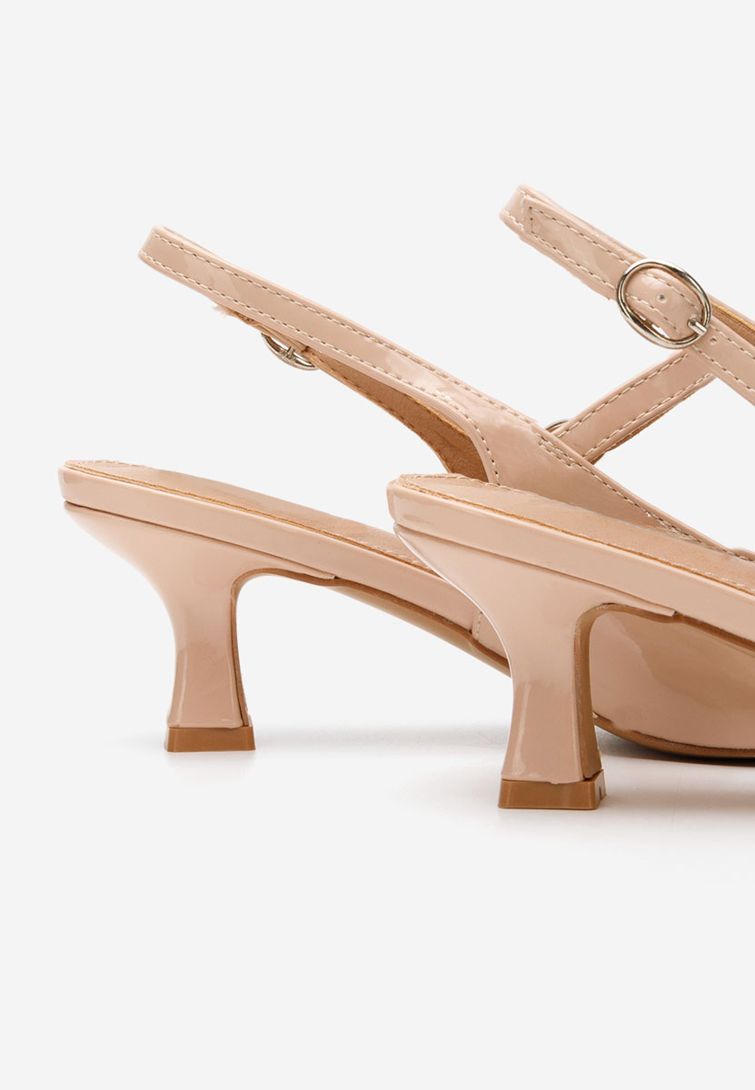 Pantofi slingback Matylda bej