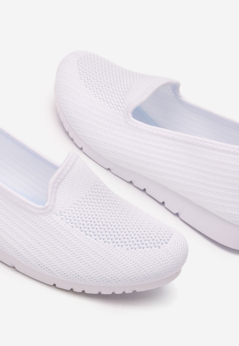 Tenisi dama Slip-On Fransisca albi