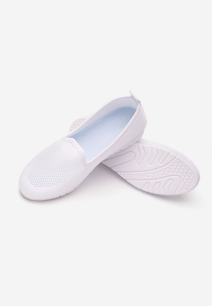 Tenisi dama Slip-On Fransisca albi