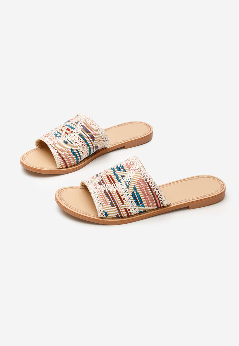 Papuci fara toc Tatyana multicolori