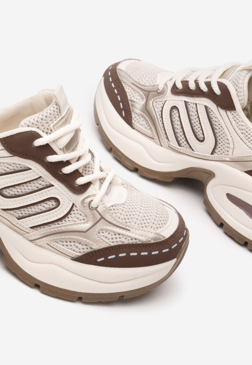 Sneakers cu platformă Jolysa bej