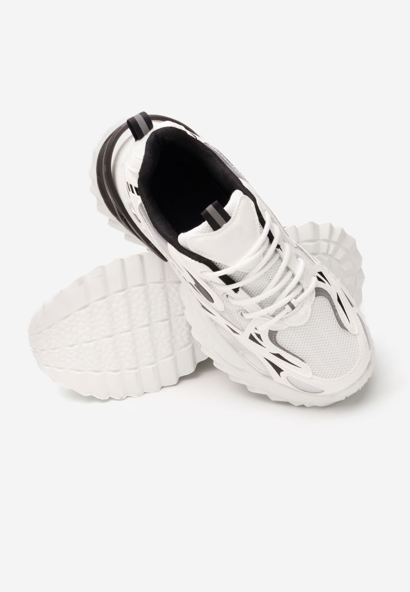 Sneakers cu platformă Jacalyn albi