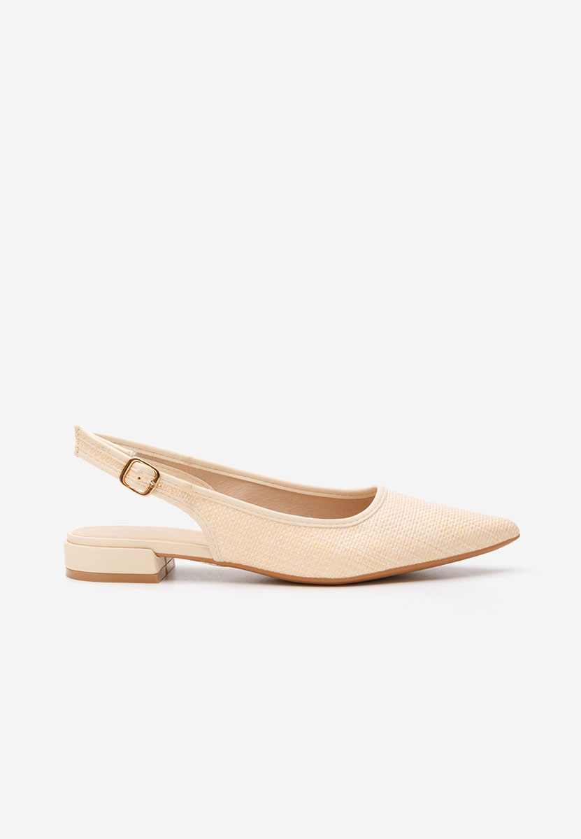 Pantofi slingback Kattina bej