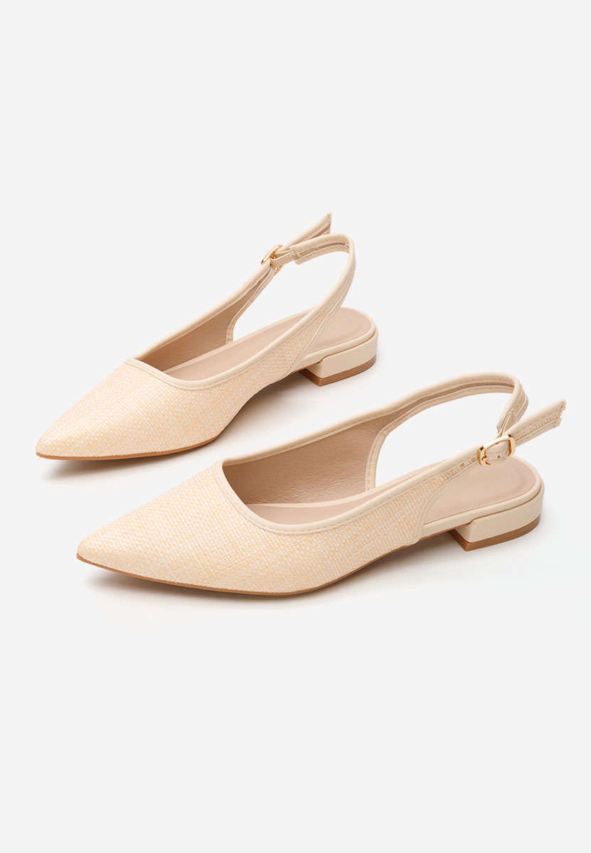 Pantofi slingback Kattina bej