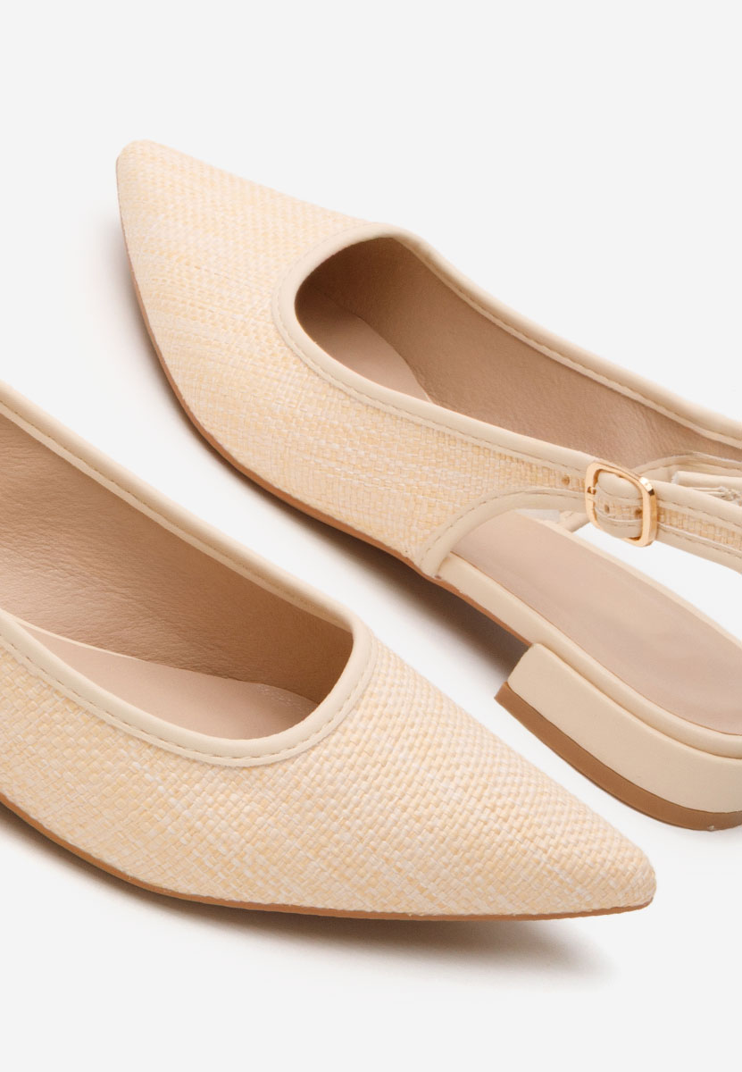 Pantofi slingback Kattina bej