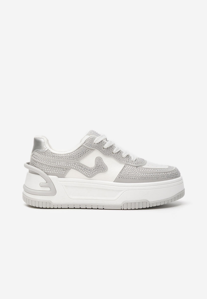 Sneakers dama Darrya albi