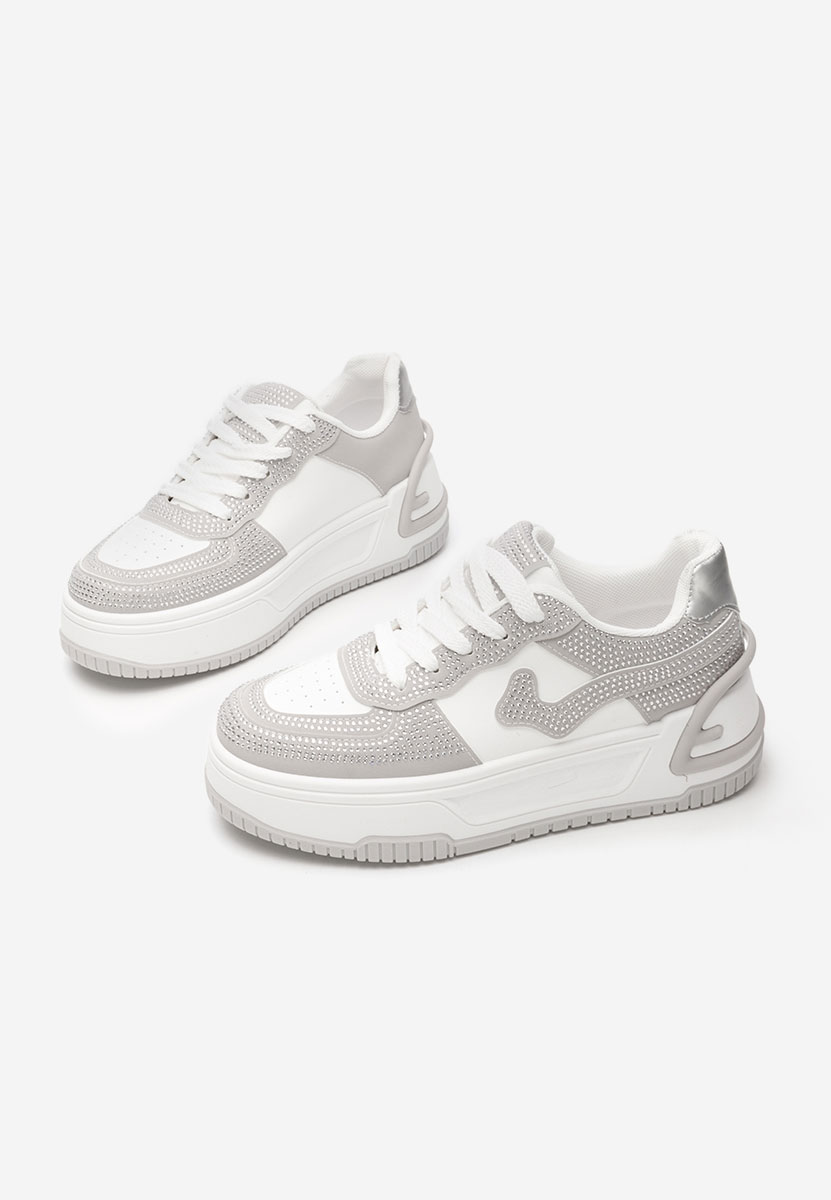 Sneakers dama Darrya albi