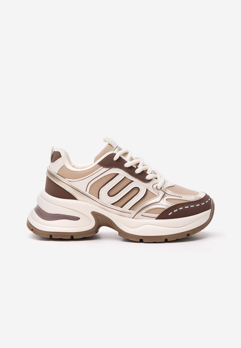 Sneakers cu platformă Tammya kaki Sneakers cu platformă Tammya kaki