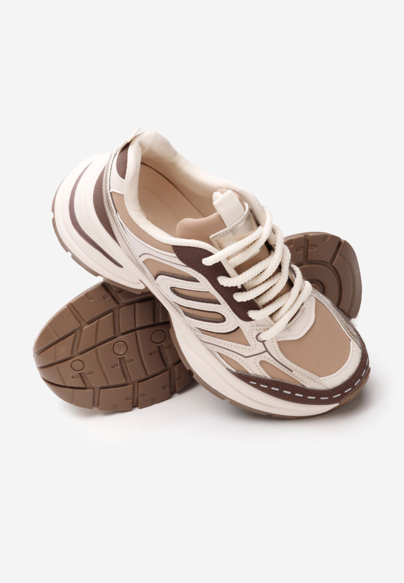 Sneakers cu platformă Tammya kaki Sneakers cu platformă Tammya kaki