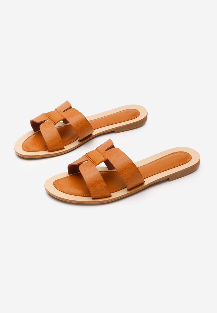 Papuci fara toc Amallya camel