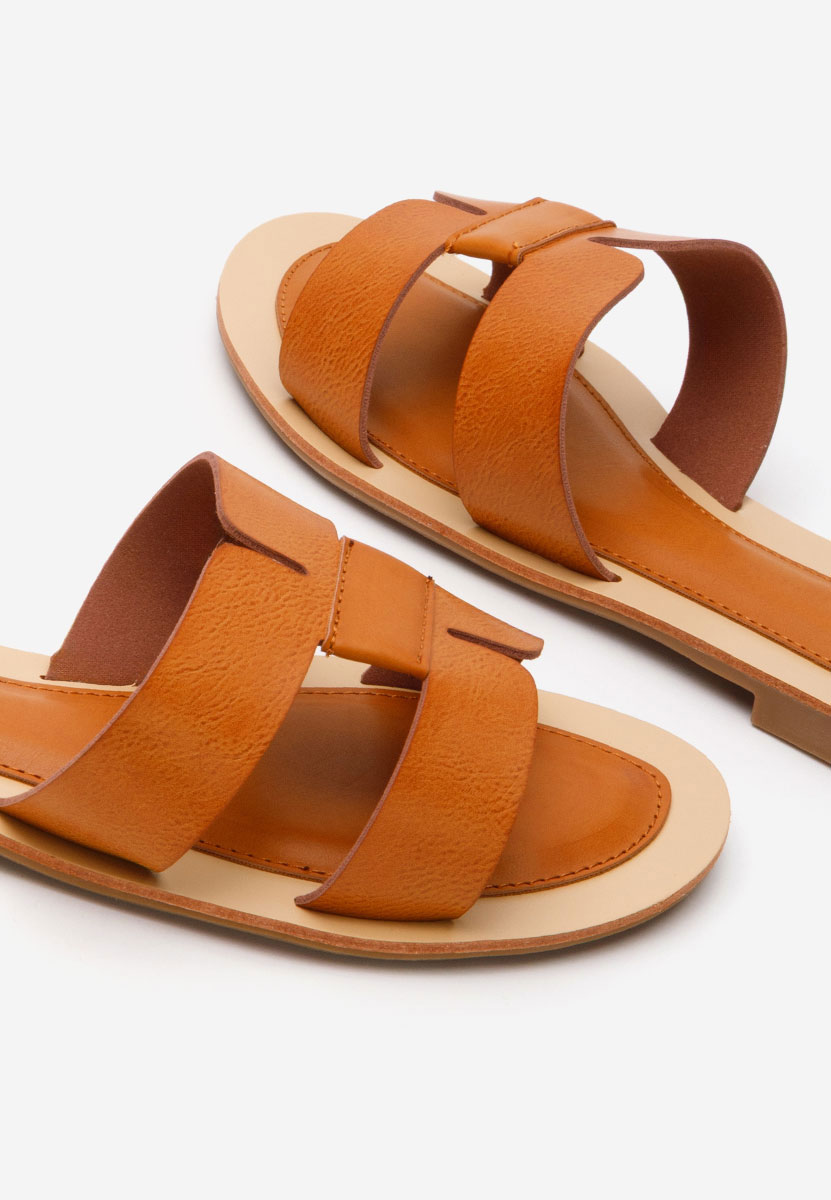 Papuci fara toc Amallya camel