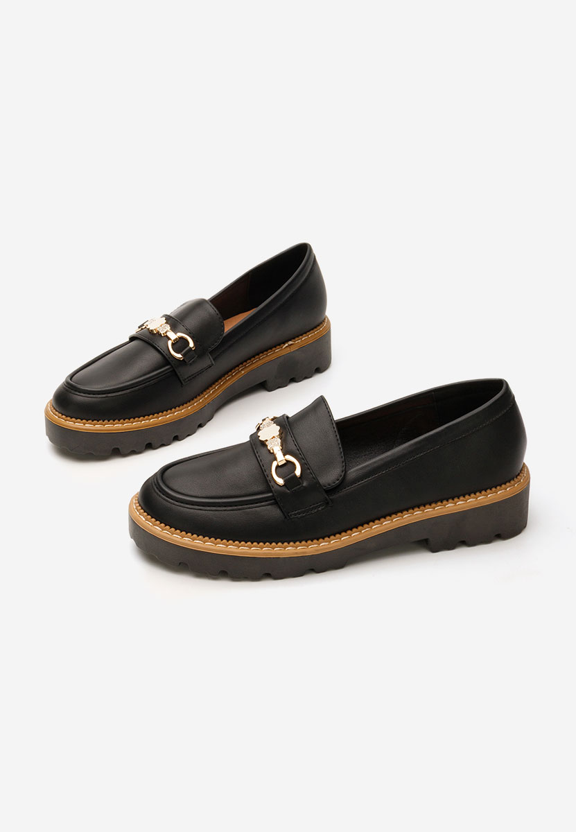 Mocasini dama Aelle V2 negri