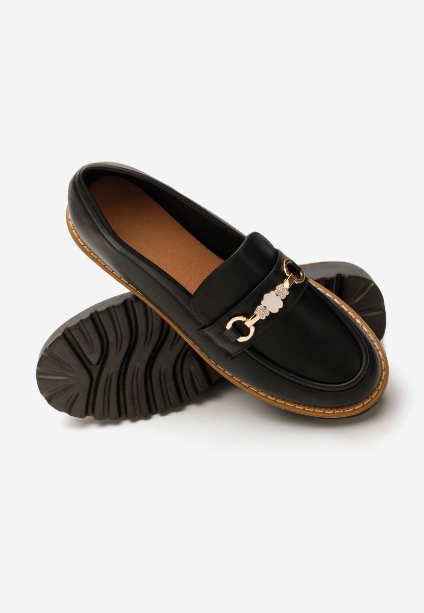 Mocasini dama Aelle V2 negri