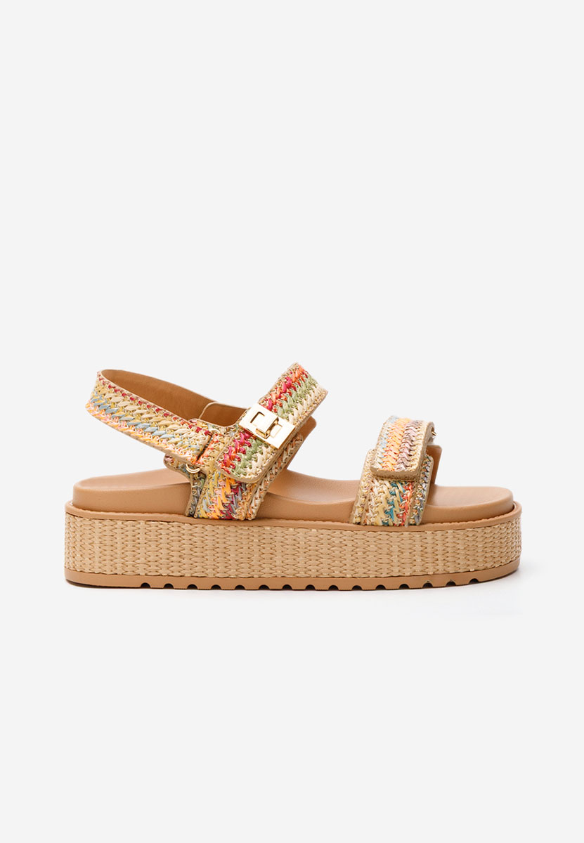 Sandale cu platformă Mireille multicolore