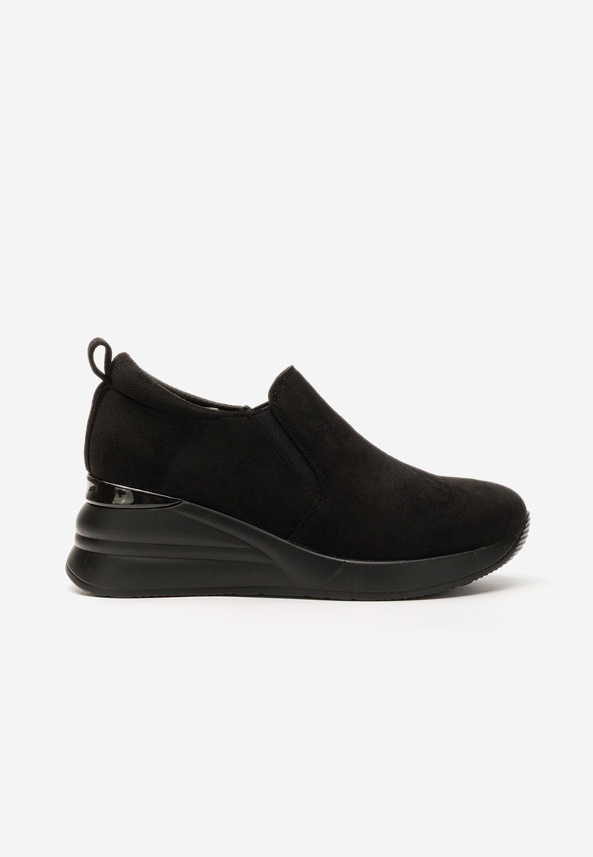 Pantofi casual cu platforma Leanne negri