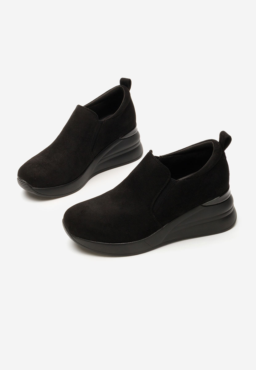 Pantofi casual cu platforma Leanne negri