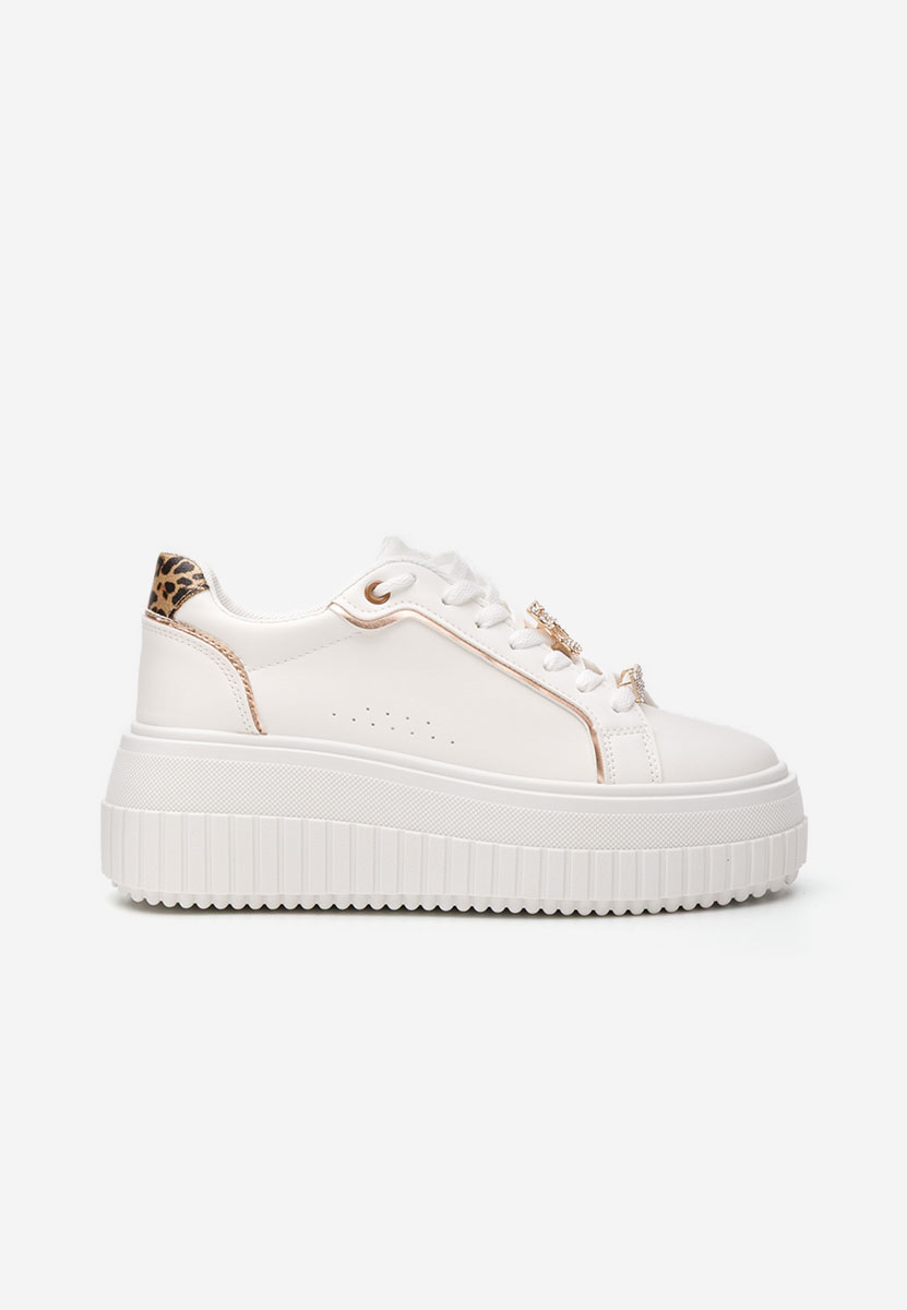 Sneakers cu platformă Laureena albi