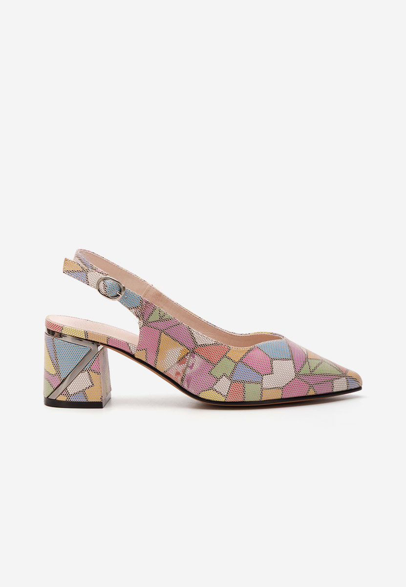 Pantofi slingback Kyanna multicolori